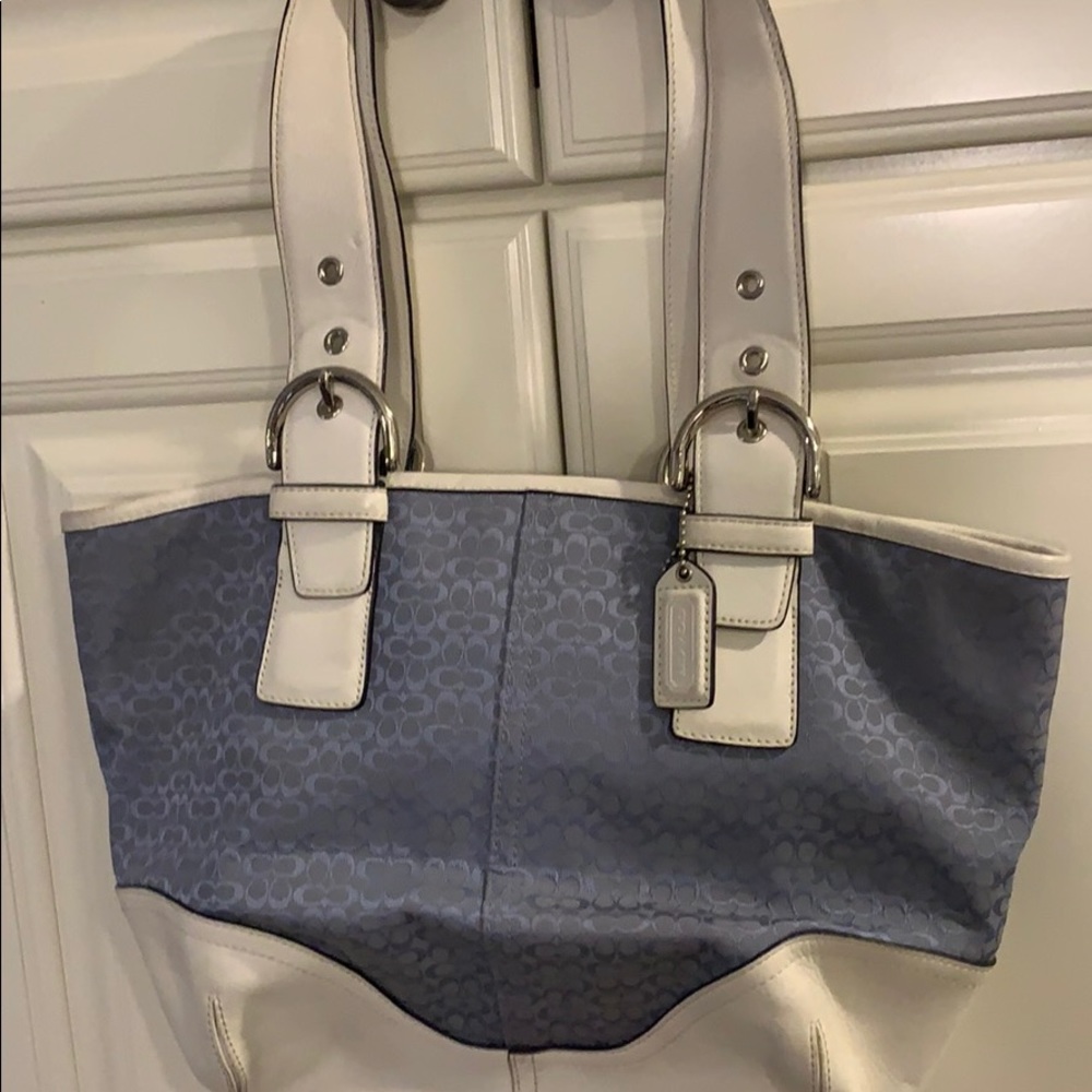 Blue Coach Bag